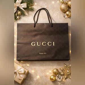 Gucci Brown Shopping Bag Medium